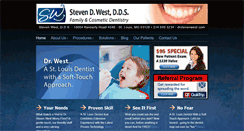 Desktop Screenshot of drstevenwest.com